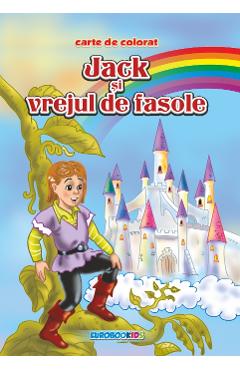 Jack si vrejul de fasole - Carte de colorat - EUROBOOKIDS