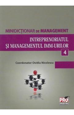 Minidictionar De Management 4: Intreprenoriatul Si Managemenul ImM-Urilor - Ovidiu Nicolescu