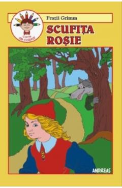 Scufita Rosie - Fratii Grimm (carte de colorat) - ANDREAS