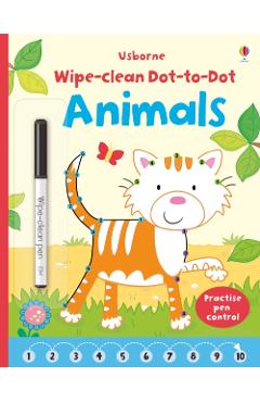 Wipe-Clean Dot-to-Dot Animals