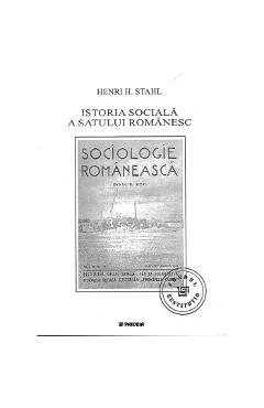 Istoria Sociala A Satului Romanesc – Henri H. Stahl Henri