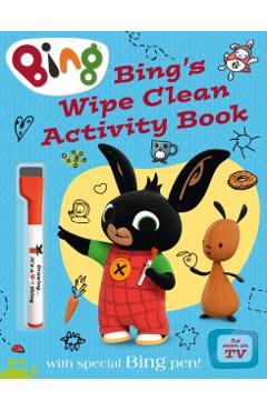 Bing's Wipe Clean Activity Book