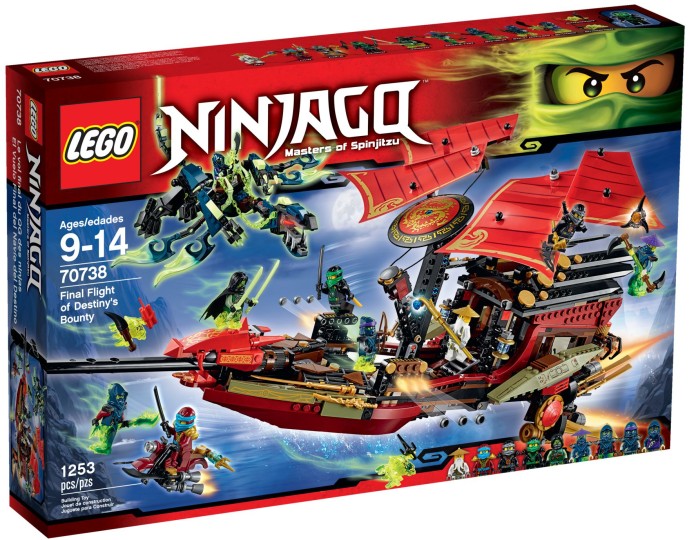 Lego Ninjago Ultimul Zbor Al Navei Destiny S Bounty 8-14 Ani