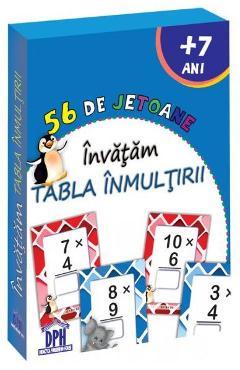 56 De Jetoane: Invatam Tabla Inmultirii (7 Ani+)