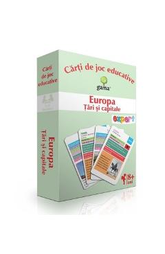 Europa: Tari si capitale. Carti de joc educative capitale imagine 2022
