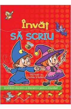 Invat sa scriu impreuna cu Adelina si Adisor - PRUT