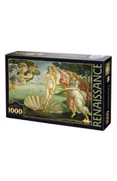 Puzzle 1000 Renasterea - Botticelli - Birth of Venus