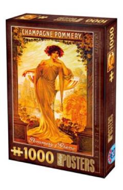 Puzzle 1000 Vintage Posters: Champagne Pommery