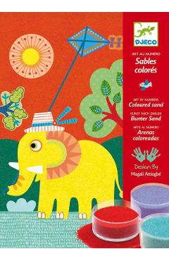 Sables colores, En plein air. In aer