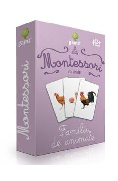 Montessori. Vocabular: Familii de animale