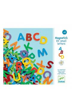 Magnetic's 83 small letters. litere magnetice