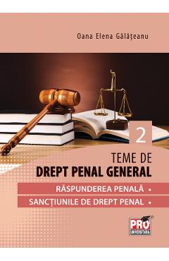 Teme de drept penal partea II - Oana Elena Galateanu